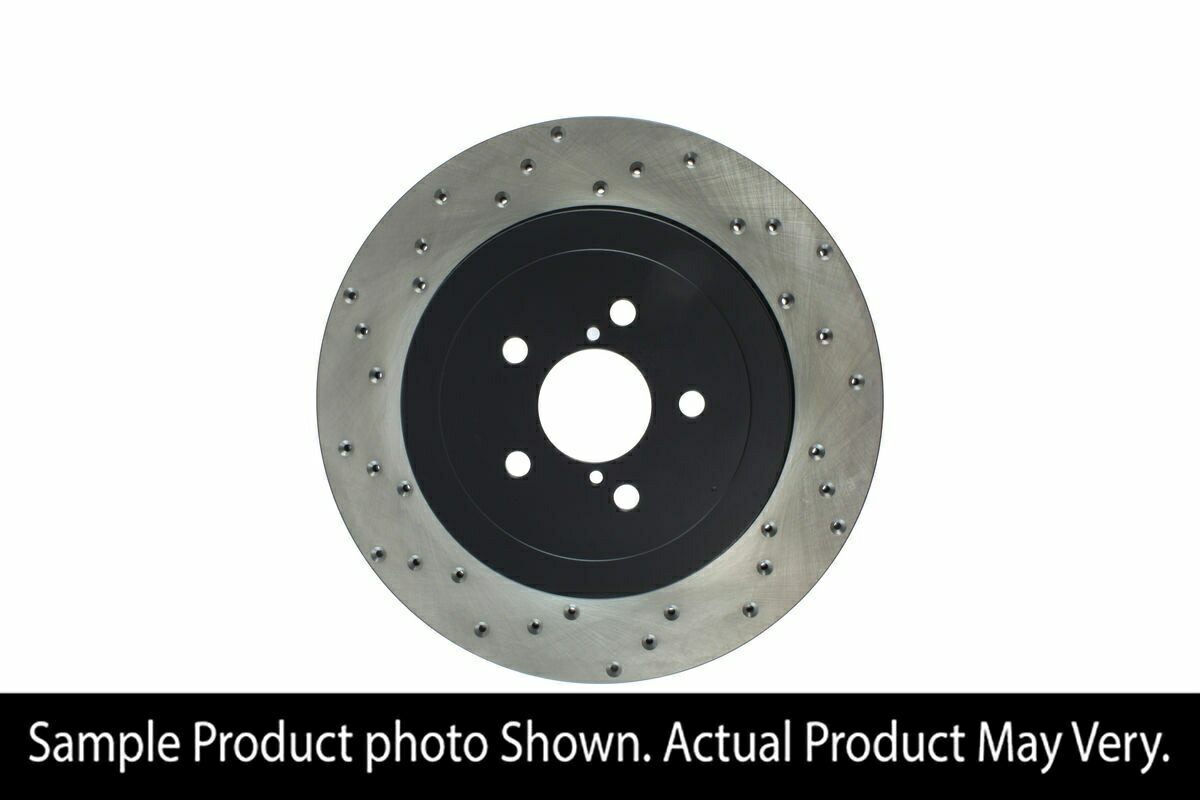 brake disc rotor STOPTECHスポーツクロスドリルドブレーキローターリア右WRX STI 2004 2.5L EJ257 StopTech Sport Cross Drilled Brake Rotor Rear Right for WRX STi 2004 2.5L EJ257【並行輸入品】