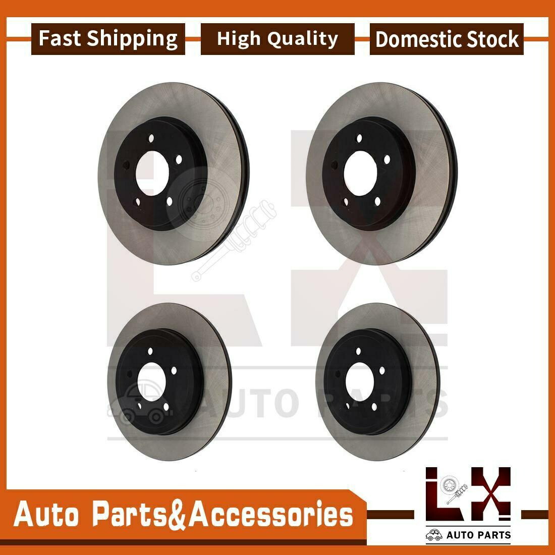 brake disc rotor 4PCS中心部品ディスクブレーキローターフロントリアフィットエスケープフォード2005-2008 4PCS Centric Parts Disc Brake Rotor Front Rear Fits Escape Ford 2005-2008【並行輸入品】