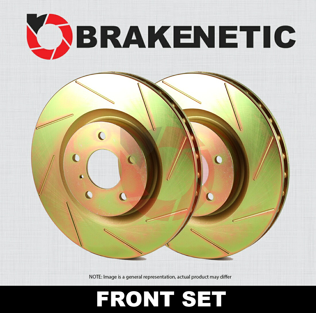 brake disc rotor [フロントセット] Brakenetic SportスロットスロットブレーキディスクローターBNS42111.ss [FRONT SET] BRAKENETIC SPORT SLOTTED Brake Disc Rotors BNS42111.SS【並行輸入品】