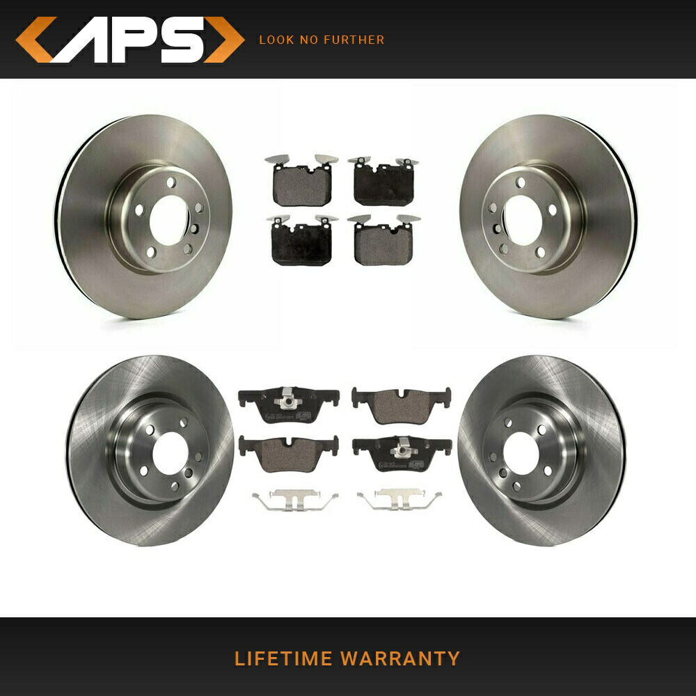 brake disc rotor 2015年のBMW 228i Xdrive AWD K8T-101616のフロント＆リアセラミックブレーキパッドとローター Front & Rear Ceramic Brake Pads & Rotors for 2015 BMW 228i xDrive AWD K8T-101616【並行輸入品】