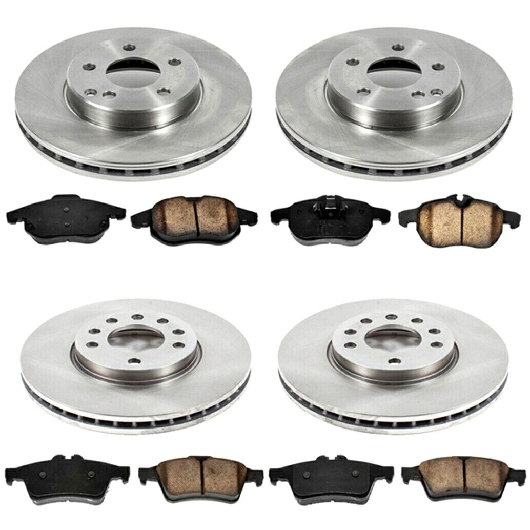 brake disc rotor 9oerep97 Sure Stop Brake Disc and Pad Kits 4-Wheel Set Front＆Lear for Saab 9-3 9OEREP97 Sure Stop Brake Disc and Pad Kits 4-Wheel Set Front & Rear for Saab 9-3【並行輸入品】
