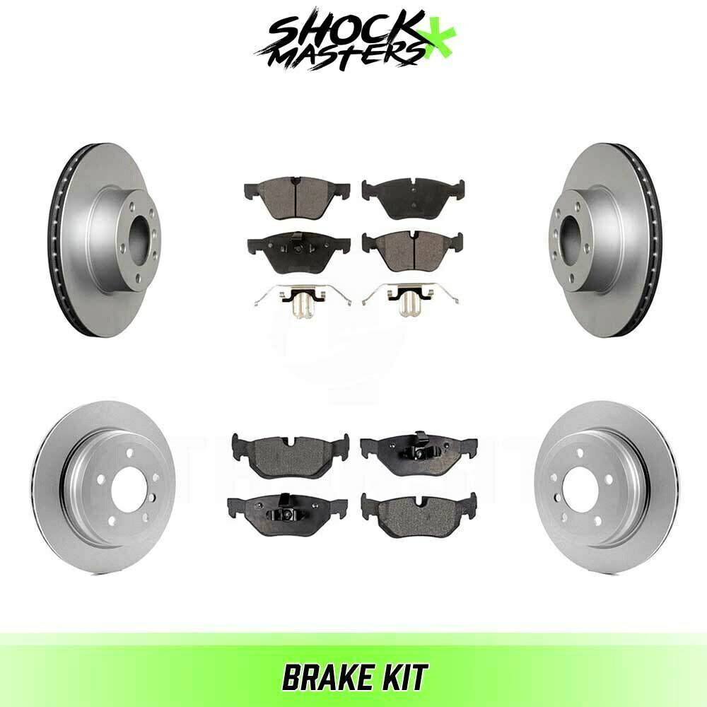 brake disc rotor 2008 BMW 328XIから08/07のフロント＆リアセラミックブレーキパッド＆コーティングローターキット Front & Rear Ceramic Brake Pad & Coated Rotor Kit for 2008 BMW 328xi To 08/07【並行輸入品】