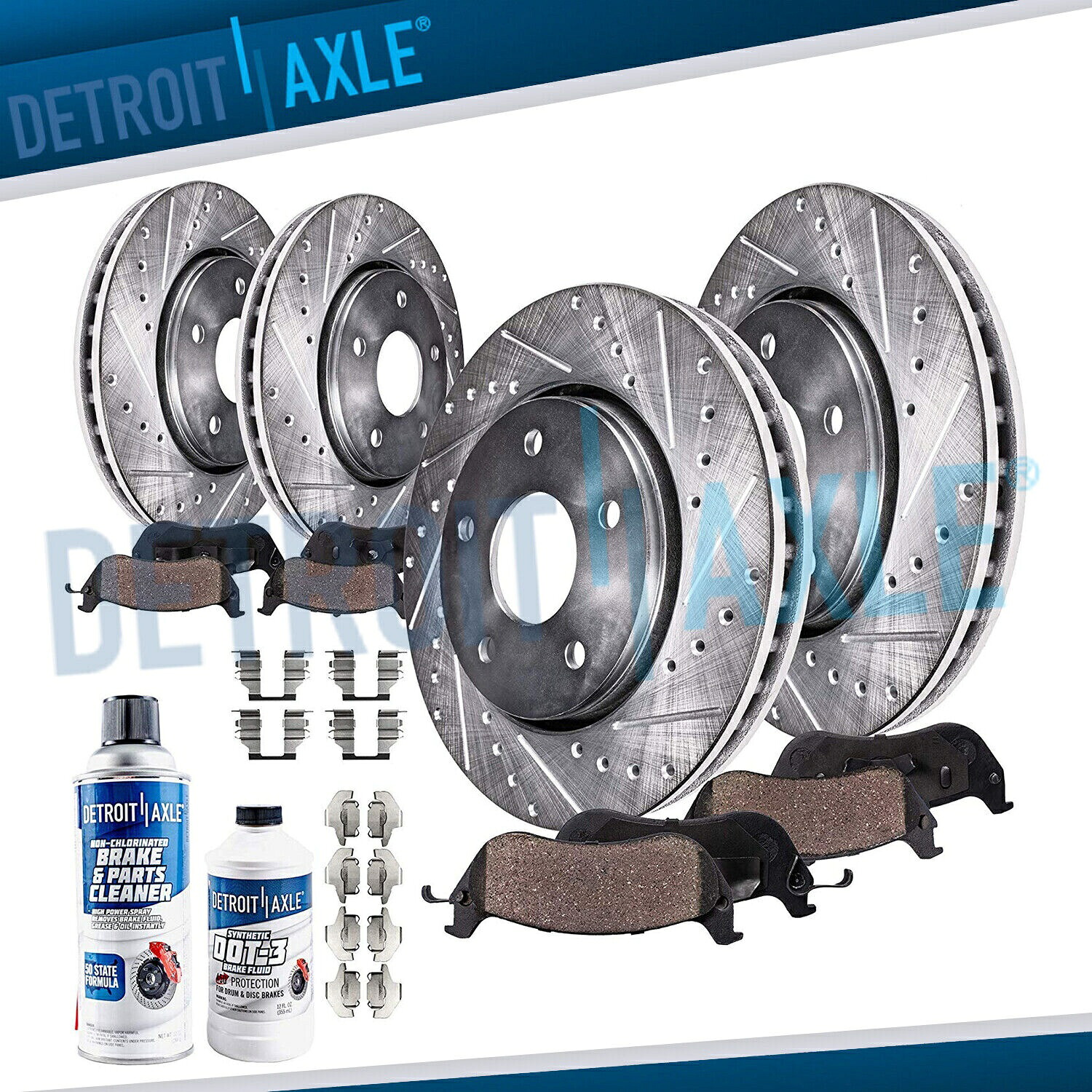 brake disc rotor 2011年から2015年のシボレーカマロSS 6.2Lのフロント＆リアブレーキローター +セラミックパッド Front & Rear Brake Rotors + Ceramic Pads for 2011 - 2015 Chevy Camaro SS 6.2L【並行輸入品】