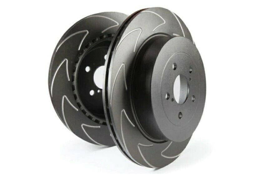 brake disc rotor EBC BSD903 BSDスポーツブレードスロットブレーキローター - リアセット EBC BSD903 BSD Sport Blade Slotted Brake Rotors - Rear Set【並行輸入品】