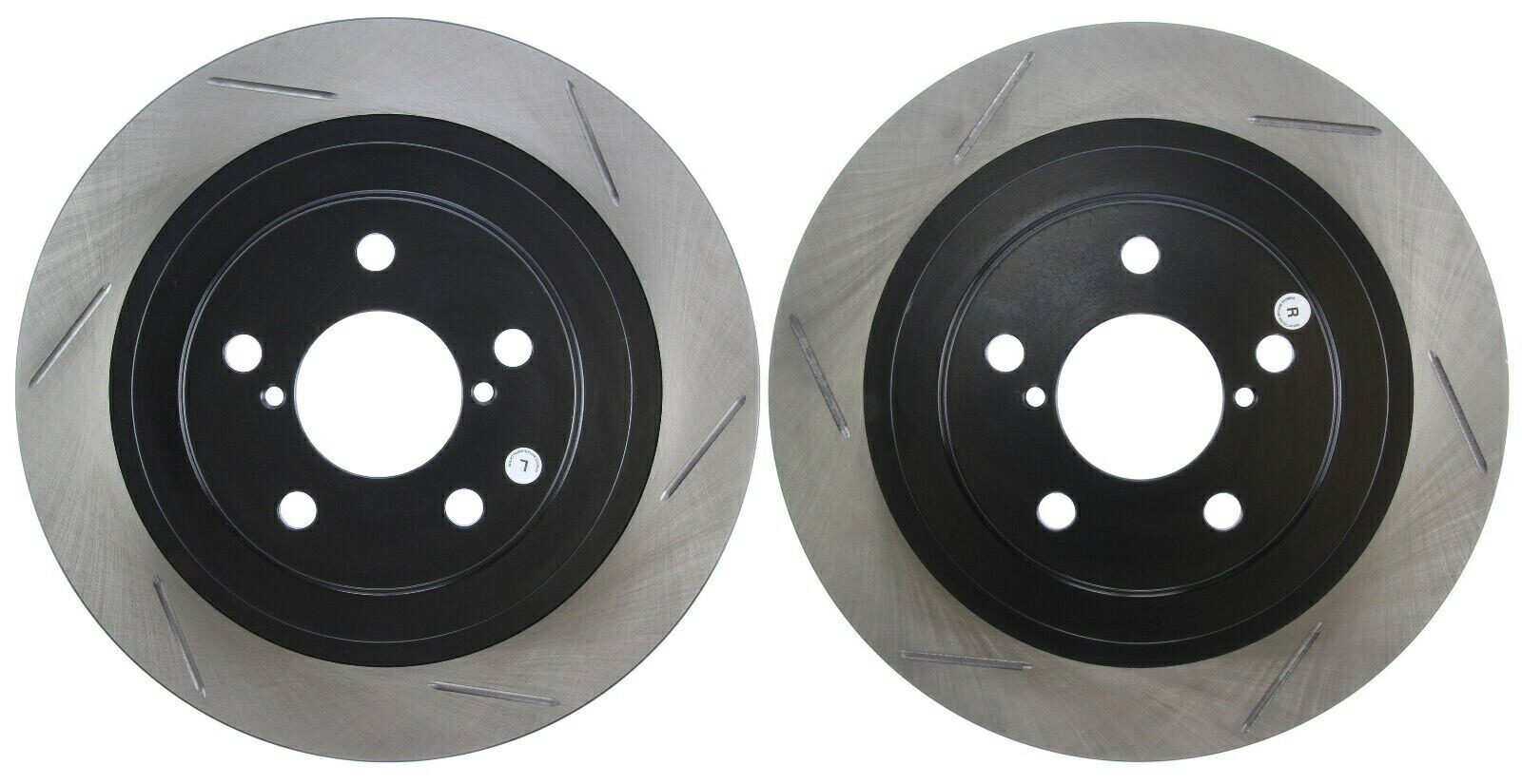 brake disc rotor STOPTECHリアスロットブレーキローターディスクセットフィット2006-2007スバルインプレッサWRX STOPTECH REAR SLOTTED BRAKE ROTORS DISCS SET FITS 2006-2007 SUBARU IMPREZA WRX【並行輸入品】