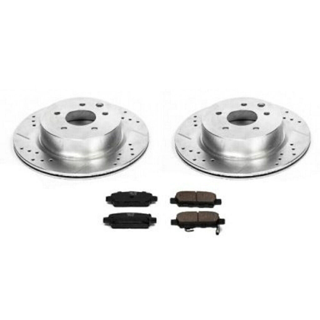 brake disc rotor インフィニティQX50 2014-2017リアZ23エボリューションスポーツ用パワーストップブレーキキット Power Stop Brake Kit For Infiniti QX50 2014-2017 Rear Z23 Evolution Sport【並行輸入品】