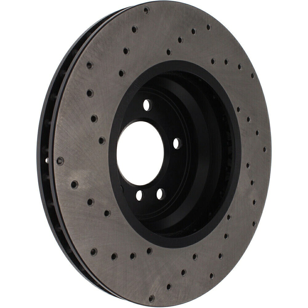 brake disc rotor ディスクブレーキロータースポーツクロスドリルドフロント左STOPTECH 128.34093L Disc Brake Rotor-Sport Cross-Drilled Front Left Stoptech 128.34093L【並行輸入品】