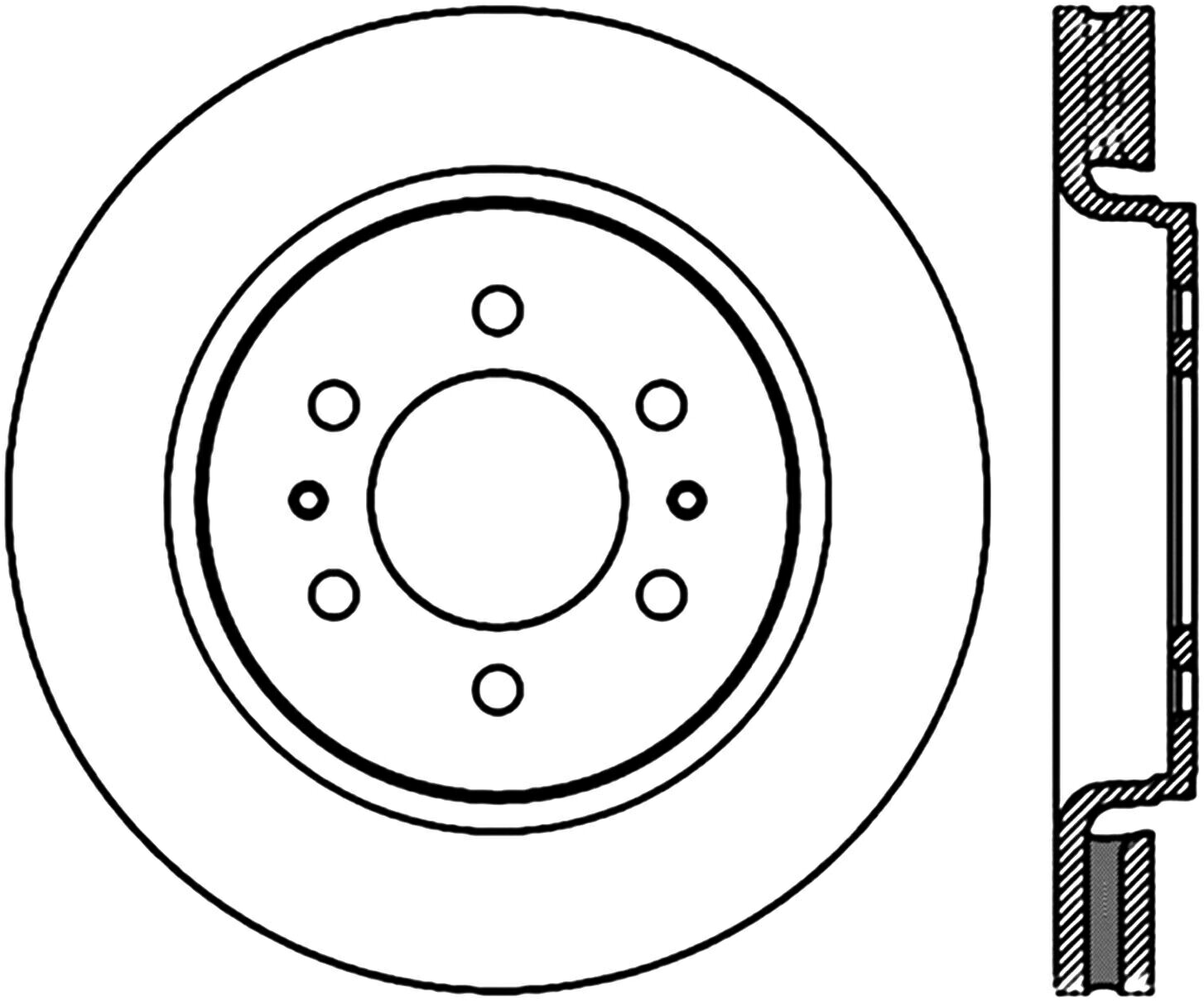 brake disc rotor ディスクブレーキロータースポーツクロスドリルドフロント左STOPTECH 128.65119L Disc Brake Rotor-Sport Cross-Drilled Front Left Stoptech 128.65119L【並行輸入品】