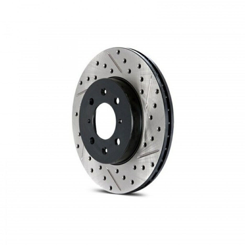 brake disc rotor STOPTECHブレーキロータースポーツドリル＆スロット - フロント、ドライバー側 StopTech Brake Rotor Sport Drilled & Slotted - Front, Driver Side【並行輸入品】