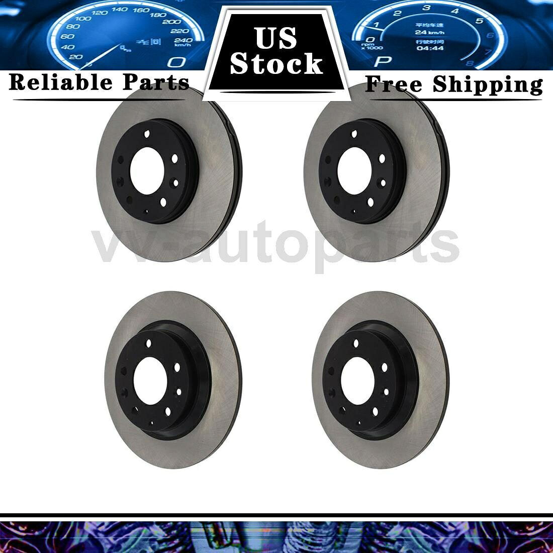 brake disc rotor 2003年から2005年のマツダ6のフロントリアディスクブレーキローター中心部品4PC Front Rear Disc Brake Rotor Centric Parts 4PCS For 2003-2005 Mazda 6【並行輸入品】