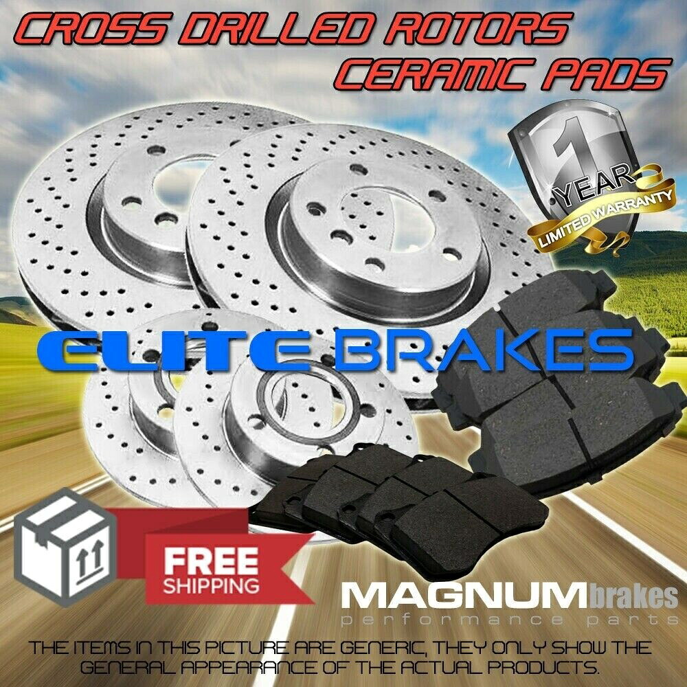 brake disc rotor 2000年から2004年のF+RローターとパッドアウディA6 Quattro 4.2L with Round Sensorプラグ F+R Rotors & Pads for 2000-2004 Audi A6 Quattro 4.2L with Round Sensor Plug【並行輸入品】