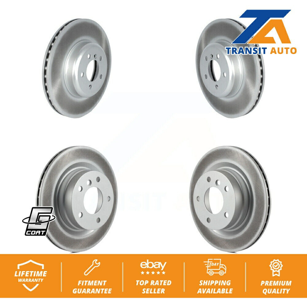 brake disc rotor 2013年のBMW 328i F30ボディコードのためのフロントリアコーティングディスクブレーキローターキット3.0L Front Rear Coated Disc Brake Rotor Kit For 2013 BMW 328i F30 body code with 3.0L【並行輸入品】