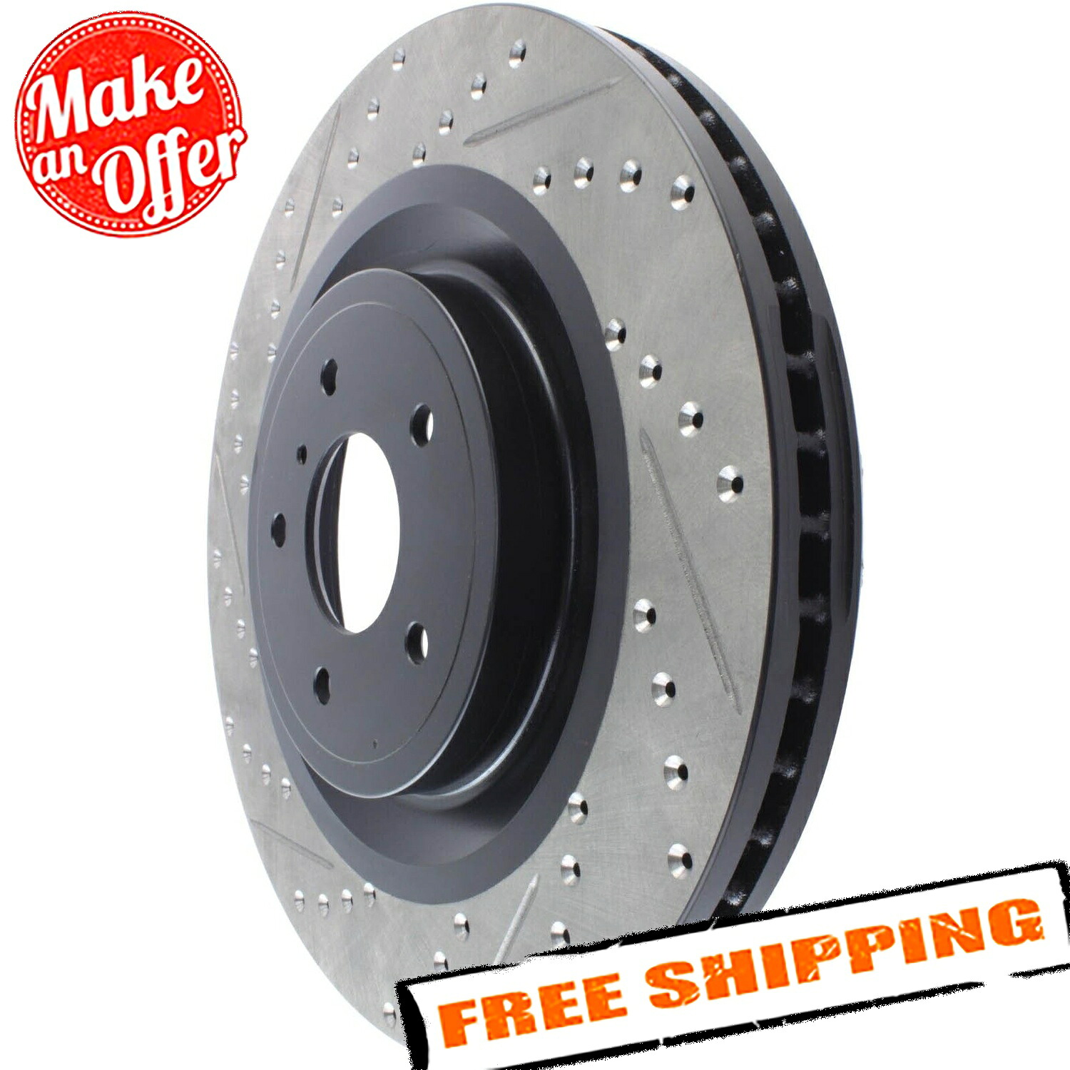 brake disc rotor 09日産350Z用のストップテックスポーツドリル＆スロット右フロントブレーキローター StopTech Sport Drilled & Slotted Front Right Brake Rotor for 09 Nissan 350Z【並行輸入品】