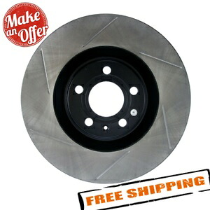 brake disc rotor 04-09アウディS4用のストップテックスポーツスロットスロット1ピースフロントドライバーサイドブレーキローター StopTech Sport Slotted 1-Piece Front Driver Side Brake Rotor for 04-09 Audi S4【並行輸入品】