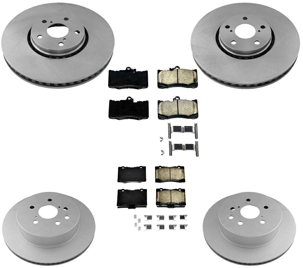 brake disc rotor フロント +リアブレーキローター +セラミックブレーキパッドレクサスGS450H 2013-2018 6PCキット Front + Rear Brake Rotors + Ceramic Brake Pad Lexus GS450H 2013-2018 6PC Kit【並行輸入品】