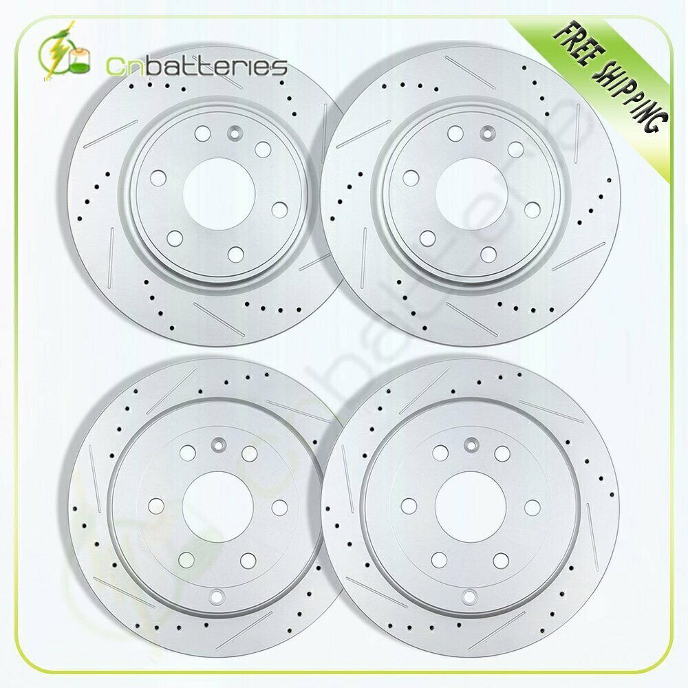 brake disc rotor ビュイックエンクレーブシボレートラバースGMCアカディアのフロント＆リアブレーキディスクローター Front & Rear Brake Discs Rotors For Buick Enclave Chevy Traverse GMC Acadia【並行輸入品】