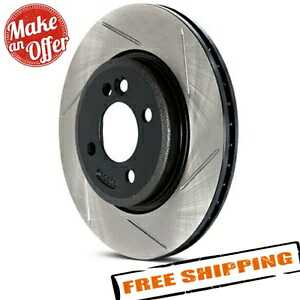 brake disc rotor 16-18アウディQ7用のストップテックスポーツスロットスロット1ピースリアブレーキローター StopTech Sport Slotted 1-Piece Rear Brake Rotor for 16-18 Audi Q7【並行輸入品】