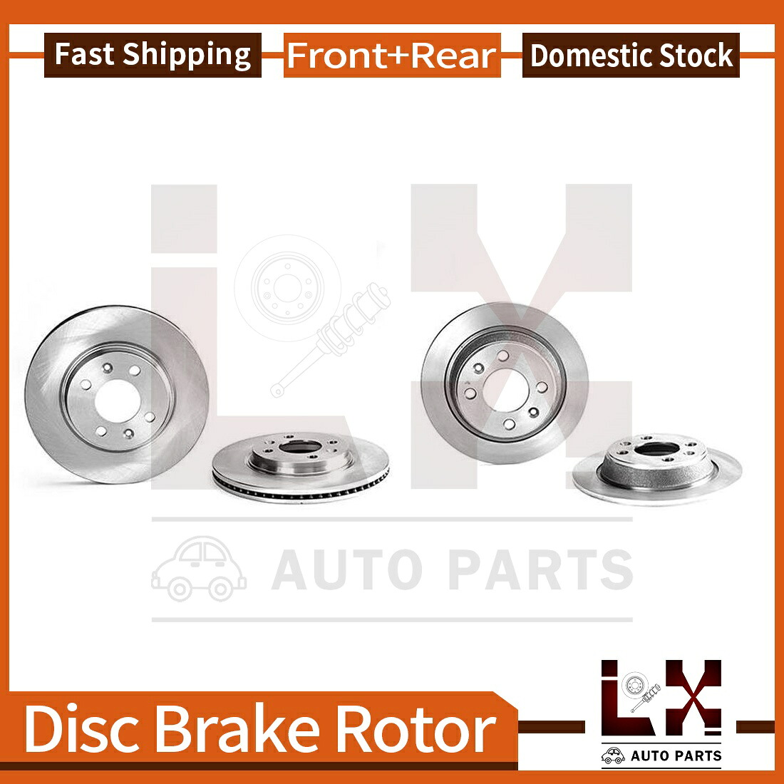 brake disc rotor 1988-1993 SAAB 900に設定されたフロント＆リアブレンボOE同等のブレーキローター Front & Rear Brembo OE Equivalent Brake Rotors Set For 1988-1993 Saab 900【並行輸入品】