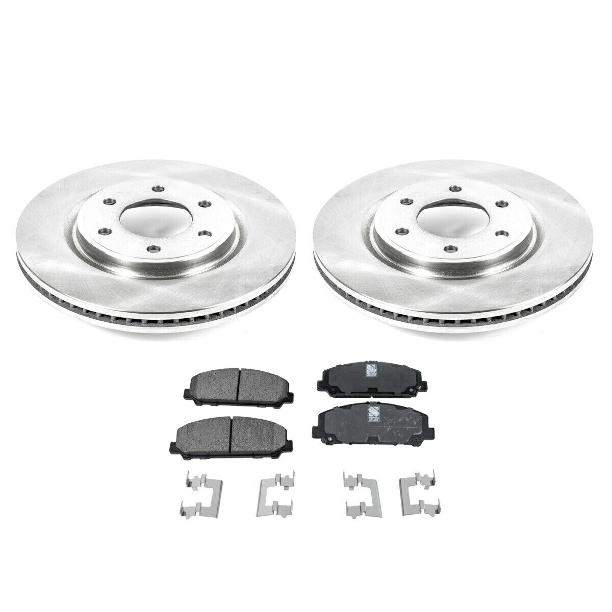 brake disc rotor Kit-090821-483 Sure Stop 2-Wheelセットブレーキディスクとパッドキットの前面艦隊の前面 KIT-090821-483 Sure Stop 2-Wheel Set Brake Disc and Pad Kits Front for Armada【並行輸入品】