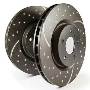 brake disc rotor EBCブレーキGD7591 GDスポーツローター、温度を減らすための冷却用の広いスロット EBC Brakes GD7591 GD sport rotors, wide slots for cooling to reduce temps preven【並行輸入品】