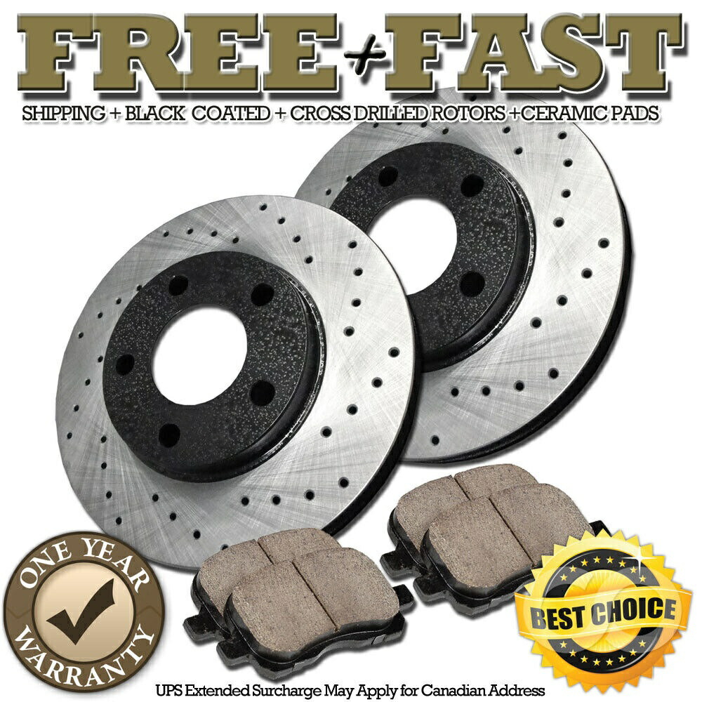 brake disc rotor H0611リアプレミアムブラックブレーキローターパッド2007 2008 2009 ACURA MDX H0611 REAR Premium BLACK Brake Rotors Pads FOR 2007 2008 2009 Acura MDX【並行輸入品】