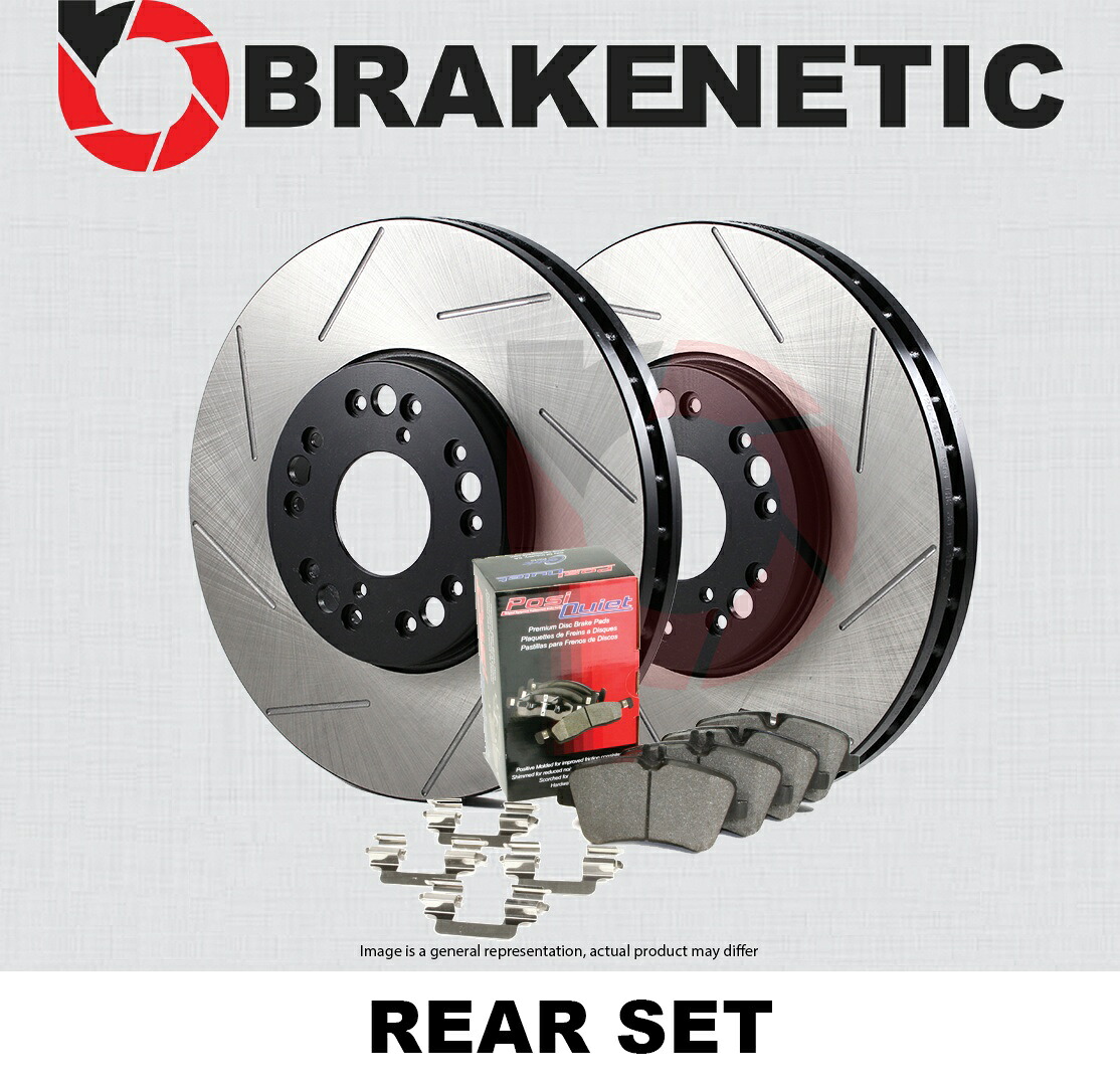 brake disc rotor リアブラケネティックプレミアムスロットブレーキローター+セラミックパッドGT/N-LINE 55.50061.51 REAR BRAKENETIC PREMIUM Slotted Brake Rotors+ Ceramic Pads GT/N-LINE 55.50061.51【並行輸入品】