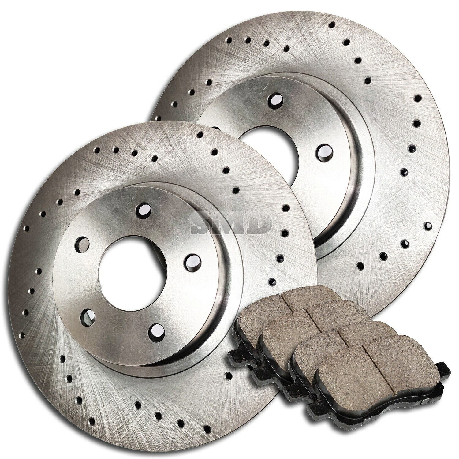 brake disc rotor A0690 FIT 2008 2009 Corvette Base（GM Brake Code JL9）リアドリルドローターパッド A0690 FIT 2008 2009 Corvette Base (GM Brake Code JL9) REAR Drilled Rotors Pads【並行輸入品】