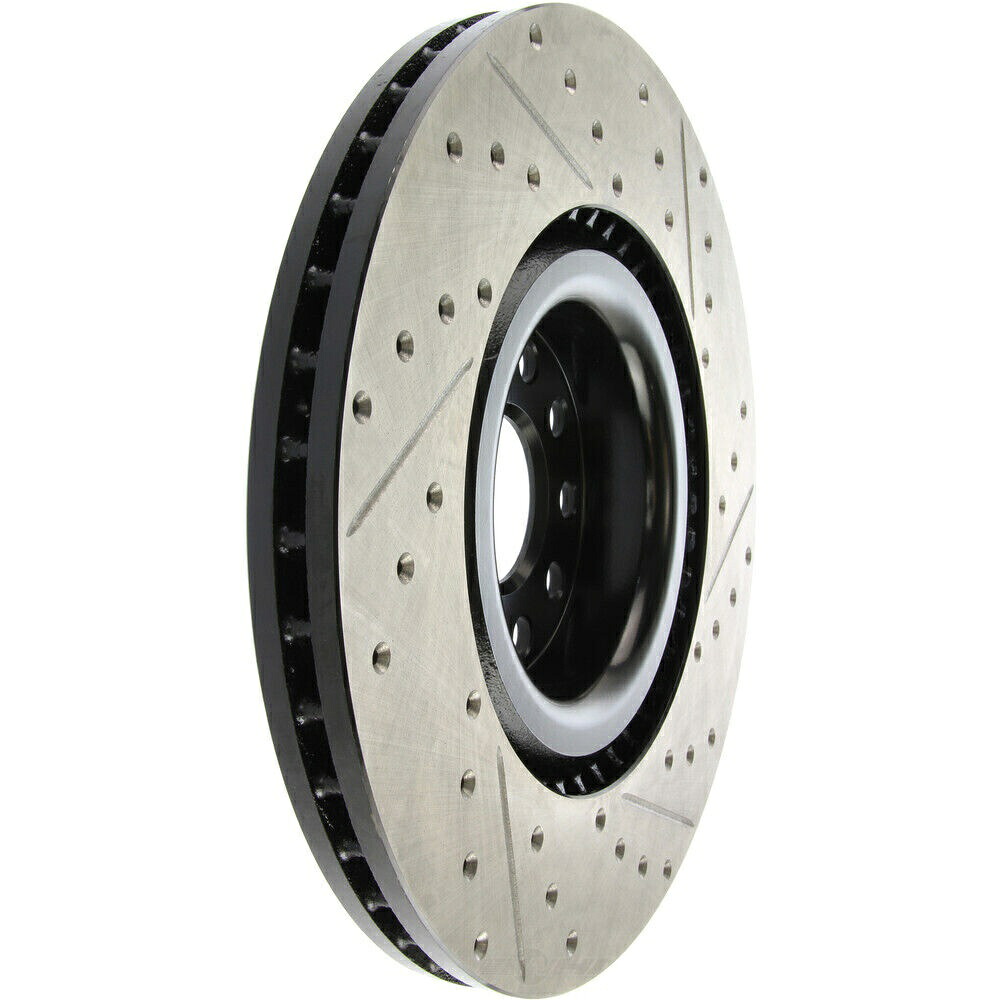 brake disc rotor ディスクブレーキロータースポーツクロスドリルドとスロット付きフロント右ストップテック127.33112r Disc Brake Rotor-Sport Cross-Drilled and Slotted Front Right Stoptech 127.33112R【並行輸入品】