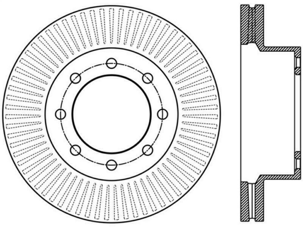brake disc rotor ディスクブレーキローター-4WDフロント左STOPTECH 126.65138SL Disc Brake Rotor-4WD Front Left Stoptech 126.65138SL【並行輸入品】