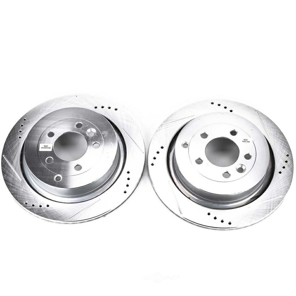 brake disc rotor ディスクブレーキローターセットドリルドリル、スロット、および亜鉛メッキブレーキローターペア後部 Disc Brake Rotor Set-Rear Drilled, Slotted and Zinc Plated Brake Rotor Pair Rear【並行輸入品】