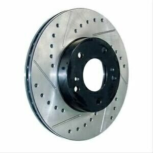 brake disc rotor STOPTECH 127.34060Lスポーツドリル＆スロットフロント左ディスクブレーキローター新しい StopTech 127.34060L Sport Drilled & Slotted Front Left Disc Brake Rotor NEW【並行輸入品】