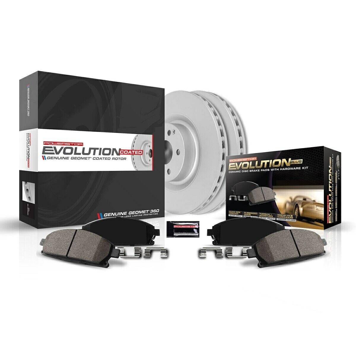 brake disc rotor CRK6585 PowerStopブレーキディスクとパッドキット2輪セットメルセデスCクラス CRK6585 Powerstop Brake Disc and Pad Kits 2-Wheel Set Front for Mercedes C Class【並行輸入品】