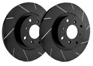 brake disc rotor SPパフォーマンスブラックZRC 298mm 1997-04ポルシェボクスターのスロットブレーキローター SP Performance Black ZRC 298mm Slotted Brake Rotors for 1997-04 Porsche Boxster【並行輸入品】