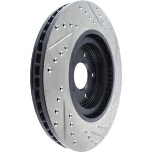 brake disc rotor Infiniti G37のStopTech /日産370Zスポーツストップスロット＆ドリルフロントRI StopTech for Infiniti G37 / for Nissan 370Z SportStop Slotted & Drilled Front Ri【並行輸入品】