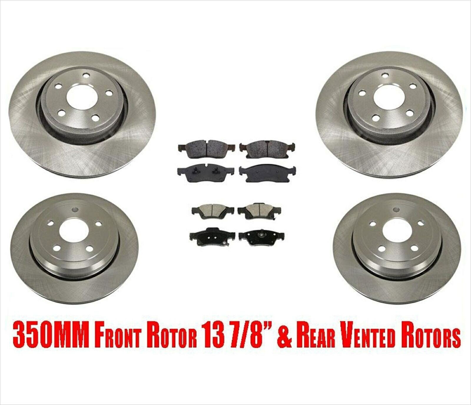 brake disc rotor 350mmディスクブレーキローターとブレーキパッドはグランドチェロキー11-20に適合します 350MM Disc Brake Rotors and Brake Pads Fits For GRAND CHEROKEE 11-20【並行輸入品】
