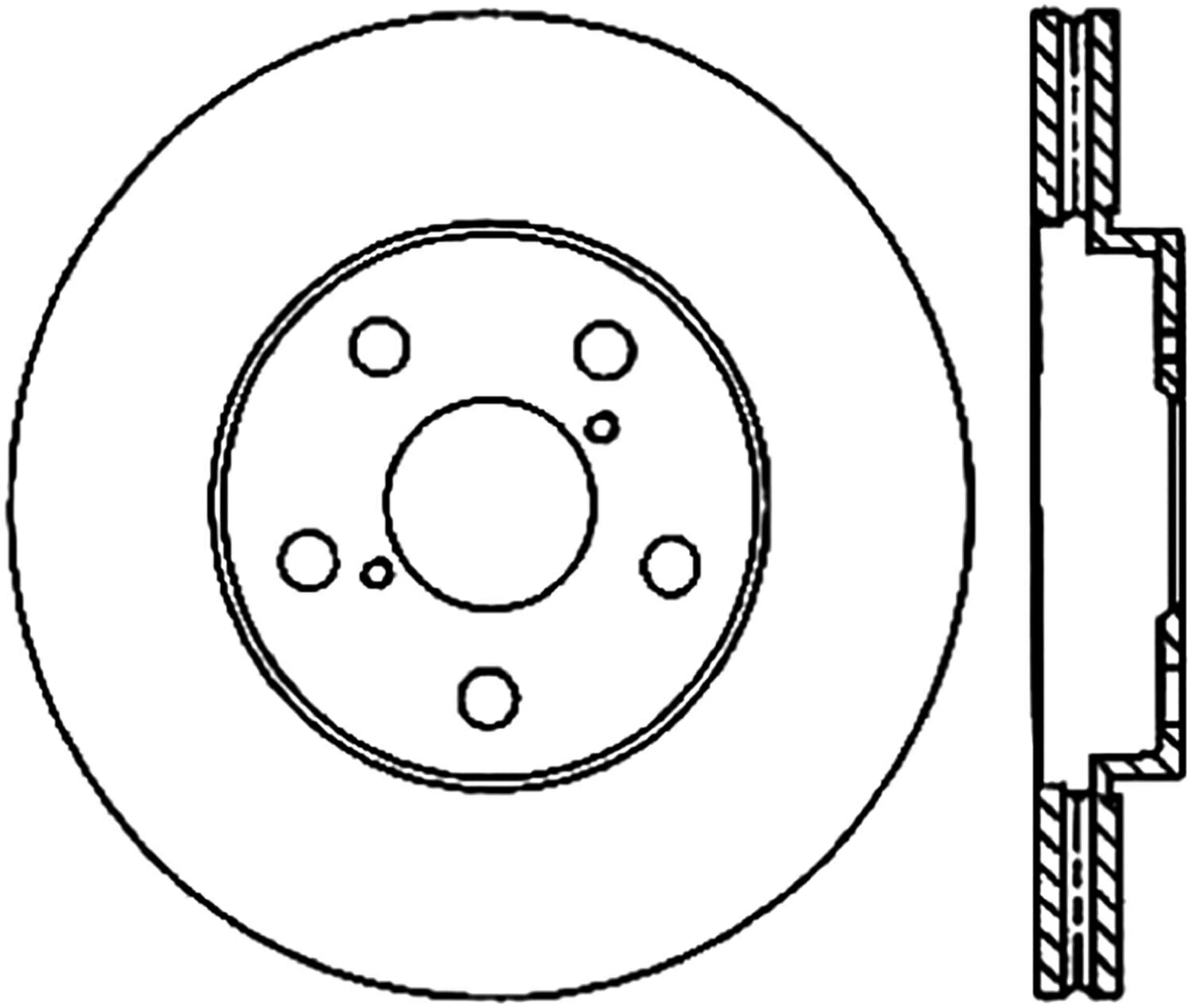 brake disc rotor ディスクブレーキロータースポーツドリルドディスクフロント左STOPTECH 128.44138L Disc Brake Rotor-Sport Drilled Disc Front Left Stoptech 128.44138L【並行輸入品】