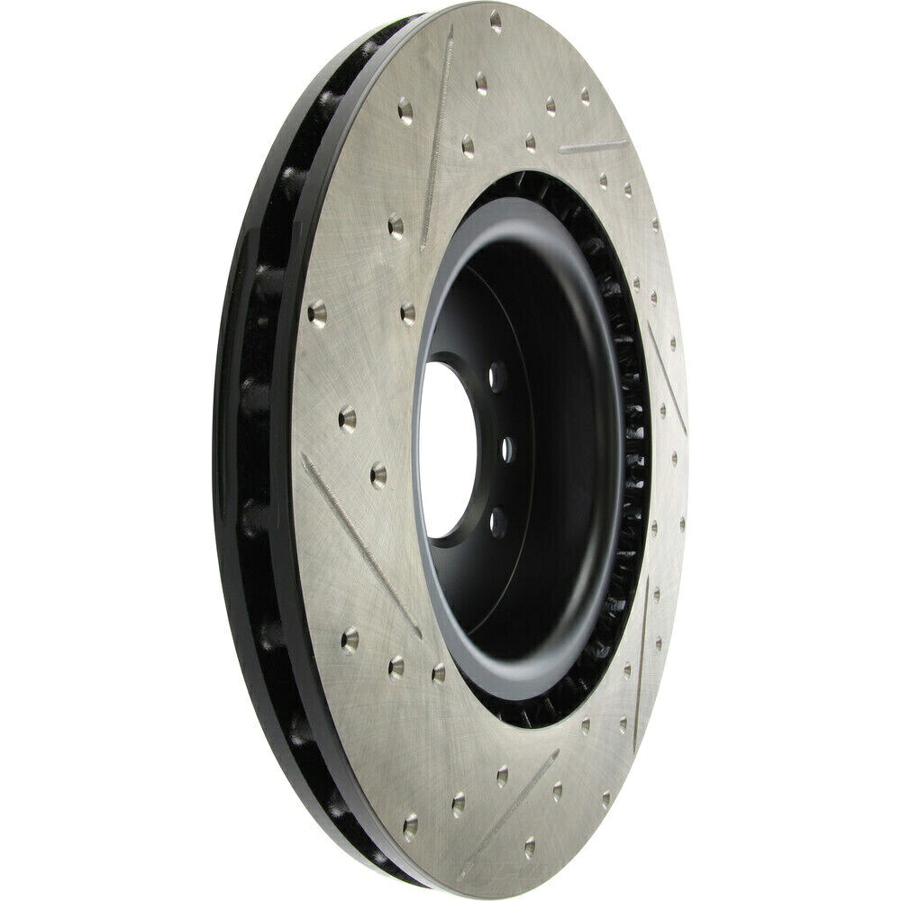 brake disc rotor ディスクブレーキロータースポーツクロスドリルとスロット付きフロント左stoptech 127.22011l Disc Brake Rotor-Sport Cross-Drilled and Slotted Front Left Stoptech 127.22011L【並行輸入品】