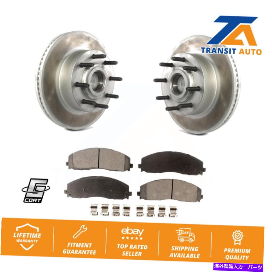 brake disc rotor フォードF-250スーパーデューティF-350用フロントコートブレーキローターハブセミメタリックパッドキット Front Coat Brake Rotor Hub Semi-Metallic Pad Kit For Ford F-250 Super Duty F-350【並行輸入品】