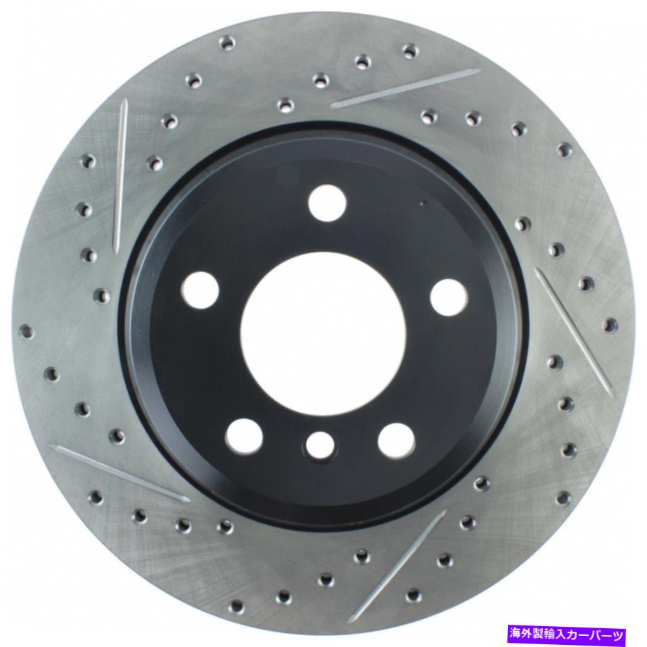 brake disc rotor BMW ActiveHybrid 3 2013-2015ブレーキロータースロット＆ドリルリルドリア用のSTOPTECH StopTech For BMW ActiveHybrid 3 2013-2015 Brake Rotor Slotted & Drilled Rear【並行輸入品】