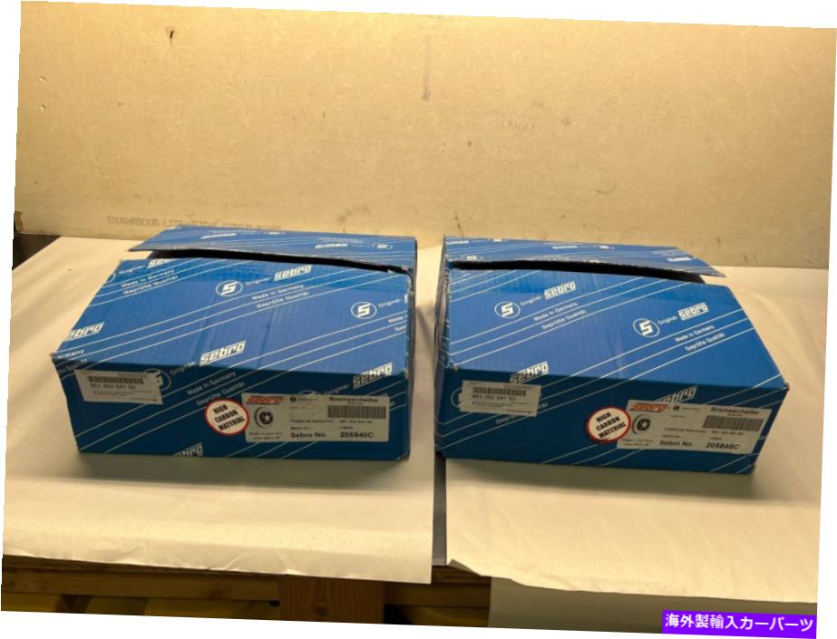 brake disc rotor ポルシェ951 968 964rsセブロリアブレーキディスクローターペア951.352.041.92 Porsche 951 968 964RS Sebro Rear Brake Disk Rotor Pair 951.352.041.92【並行輸入品】