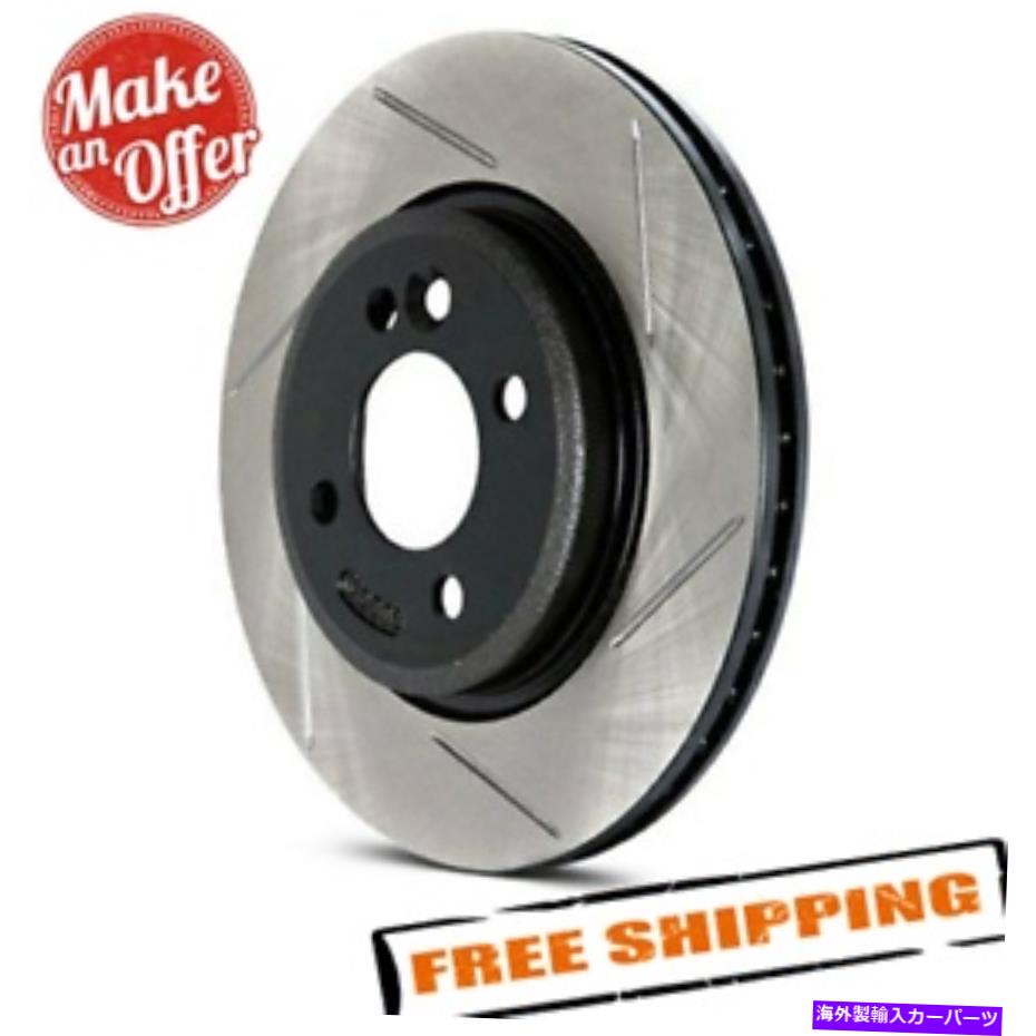 brake disc rotor STOPTECH 126.33144CSRスポーツスロットスロットフロントブレーキローター15-18フォルクスワーゲンGTI StopTech 126.33144CSR Sport Slotted Front Brake Rotor for 15-18 Volkswagen GTI【並行輸入品】