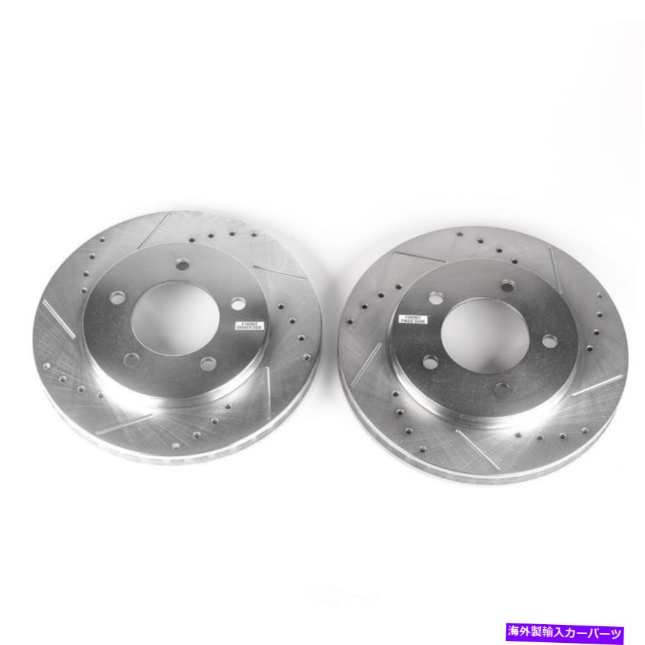brake disc rotor ディスクブレーキローターセットフロントパワーストップAR8558XPR Disc Brake Rotor Set Front Power Stop AR8558XPR【並行輸入品】