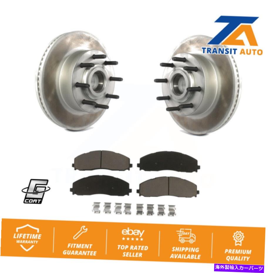 brake disc rotor フロントコートディスクローターハブセラミックパッドキットフォードF-250スーパーデューティF-350 Front Coat Disc Brake Rotors Hub Ceramic Pad Kit For Ford F-250 Super Duty F-350【並行輸入品】 143,550円