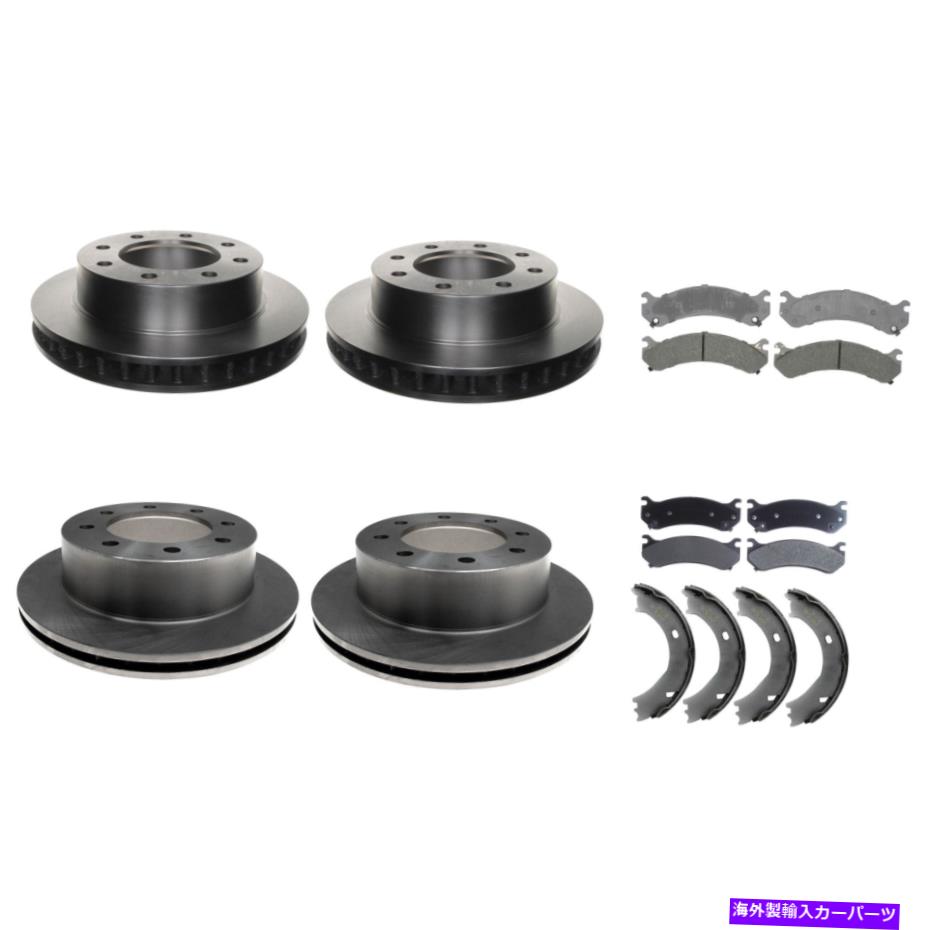 brake disc rotor Acdelco Silver Front325mm Rear330mmブレーキキットディスクローターパッドシューズ用郊外 ACDelco Silver Front325mm Rear330mm Brake Kit Discs Rotors Pad Shoe for Suburban【並行輸入品】