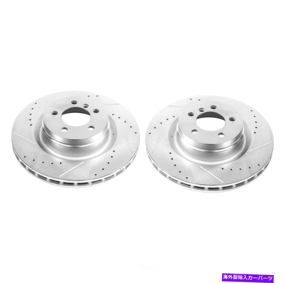 brake disc rotor ディスクブレーキローターセットフロントパワーストップフィット06-12ランドローバーレンジローバー Disc Brake Rotor Set Front Power Stop fits 06-12 Land Rover Range Rover【並行輸入品】