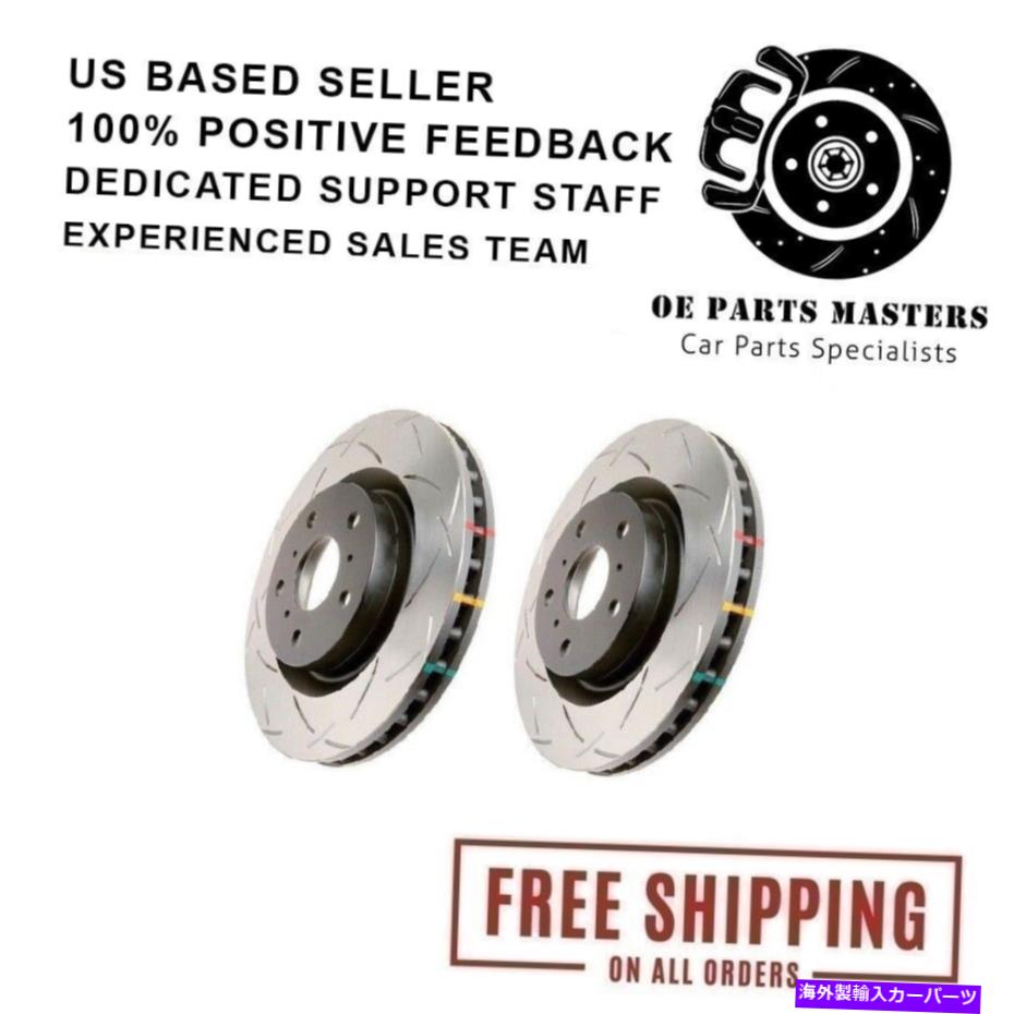 brake disc rotor DBAはコルベットC5/C6に適合します97-04リアスロット4000シリーズローター（ペア） DBA Fits Corvette C5/C6 97-04 Rear Slotted 4000 Series Rotor (Pair)【並行輸入品】 143,550円