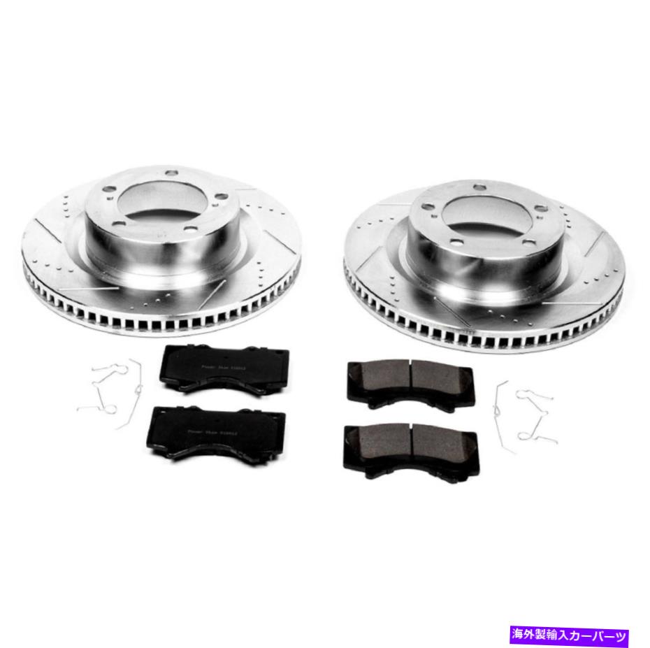 brake disc rotor 07-18ツンドラのZ23エボリューションフロントブレーキパッドとローターのPowerStop K2952セット Powerstop K2952 Set of Z23 Evolution Front Brake Pad & Rotor for 07-18 Tundra【並行輸入品】