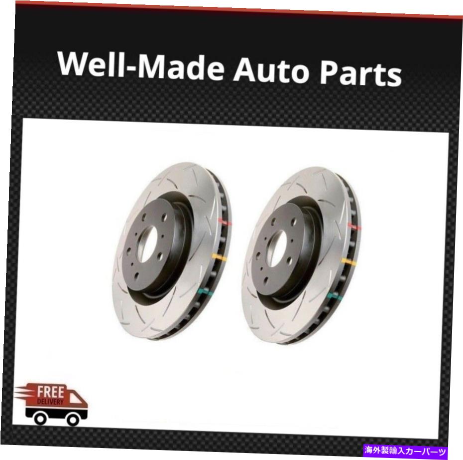brake disc rotor 97-04コルベットC5/C6用のDBAリアスロット4000シリーズローター（ペア） DBA Rear Slotted 4000 Series Rotor (Pair) For 97-04 Corvette C5/C6【並行輸入品】