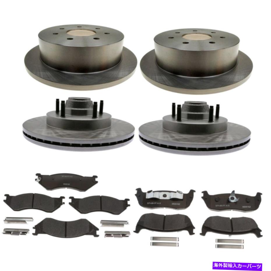 brake disc rotor KIT-210513-1725レイベスト4輪セットブレーキディスクとパッドキットの前後 KIT-210513-1725 Raybestos 4-Wheel Set Brake Disc and Pad Kits Front & Rear【並行輸入品】