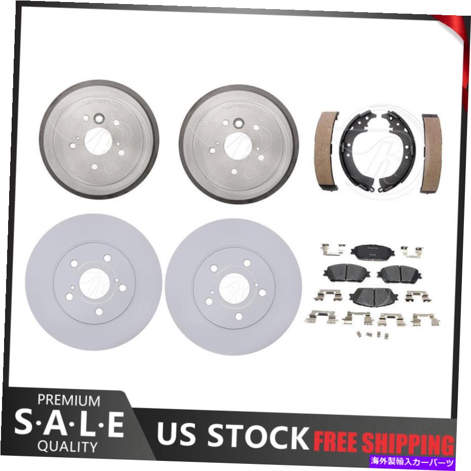 brake disc rotor 2005トヨタカムリコーティングブレーキローターセラミックブレーキパッドブレーキドラムシューズ Fits 2005 Toyota Camry Coated Brake Rotors Ceramic Brake Pads Brake Drums Shoes【並行輸入品】